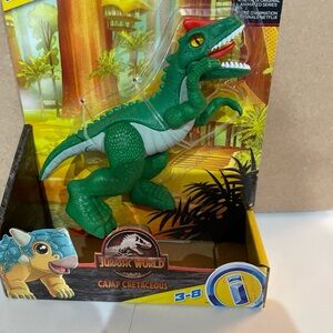 Imaginext Jurassic World Camp Cretaceous Dinosaur NEW Allosaurus Green